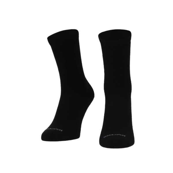SockWell Plantar Ease Haelspore Kompressionsstroemper, Dame - sort (1)