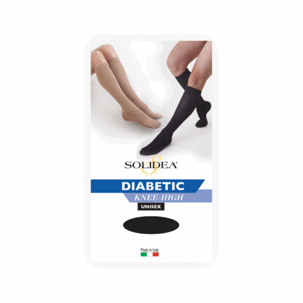 Solidea Diabetes stroemper - Stoettestroemper emballage
