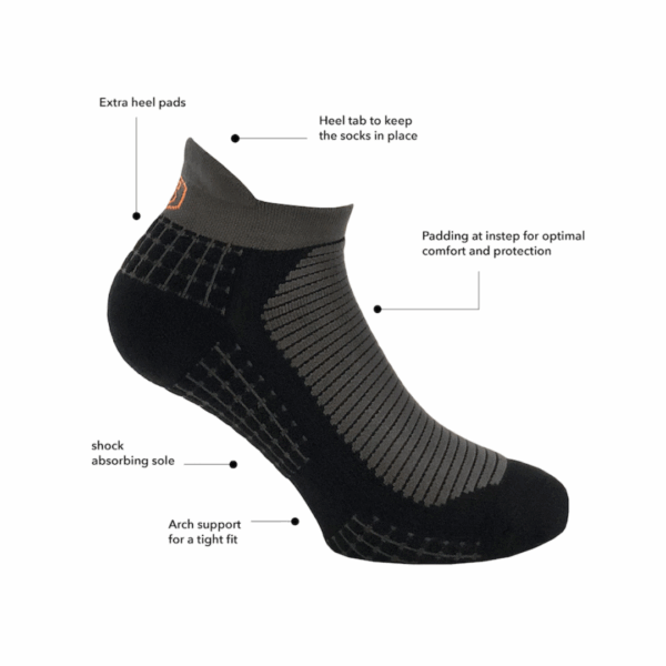 SupCare Ankel Kompressionsstroemper, Extreme Bounce sort (4)