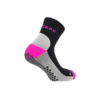 SupCare Korte Kompressionsstroemper med Grip - Pink (1)