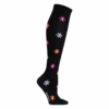 SupCare Stoettestroemper med Farvede Blomster, Bomuld (1)