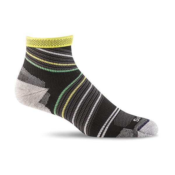 SockWell Sportstrømper Herre - Sort/Grå/Grøn