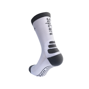 SupCare Korte Kompressionsstroemper hvid – med Grip - reformer stroemper - sports stroemper - loebestroembper (1)