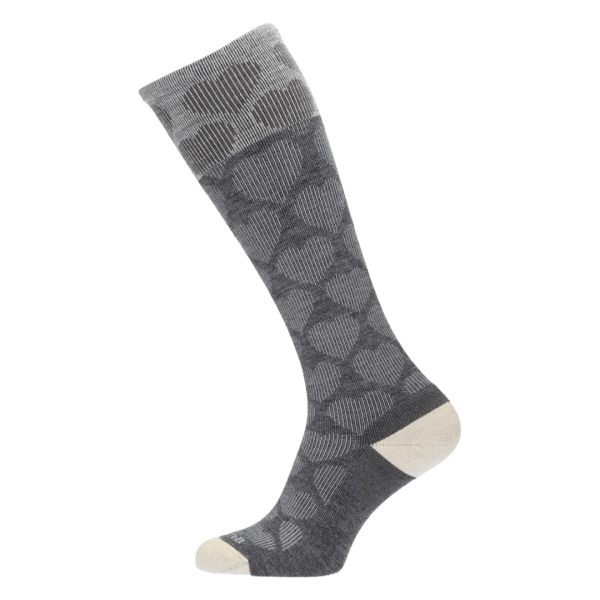 SockWeel Heart Throb Stoettestroemper Dame, Graa (1)