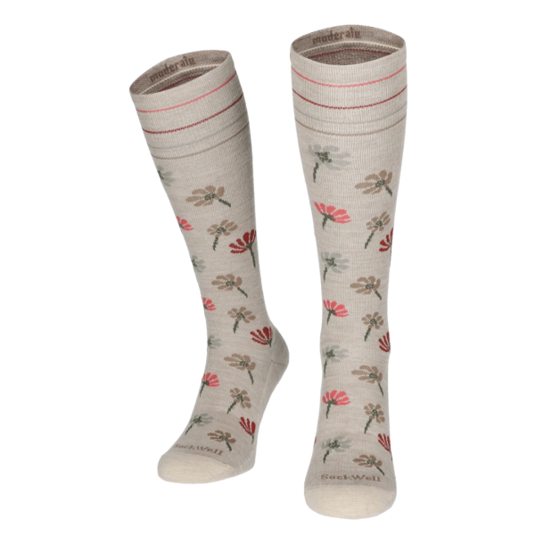 SockWell Field Flower Stoettestroemper, Dame (1)