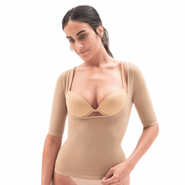 Solidea Shapewear Top noeddebrun (1)