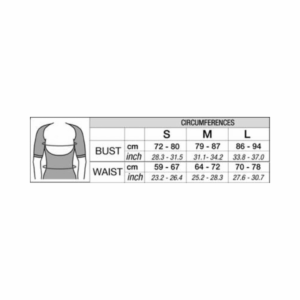 Solidea Shapewear Top stoerrelsesguide