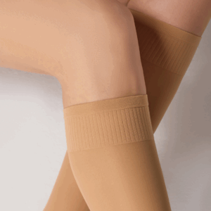 Solidea Knaelange Stoettestroemper, Miss Relax, Nylon - 70 Denier - aaben taa (3)