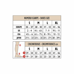 Solidea stoerrelsesguide nylonstroemper