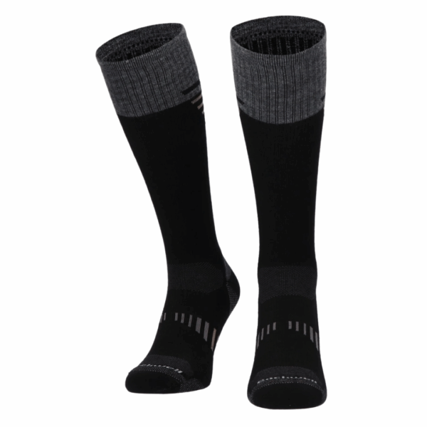 SockWell Ascend II Stoettestroemper, Herre, Sort