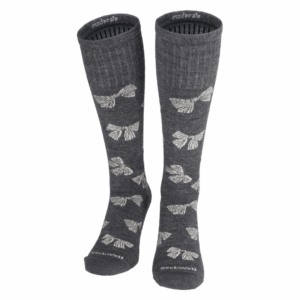 SockWell Bows Stoettestroemper Dame, Graa