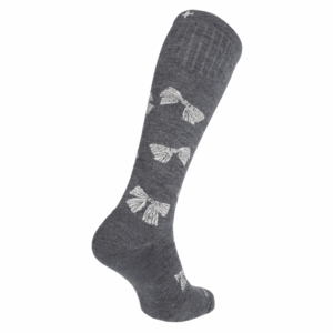 SockWell Bows Stoettestroemper Dame, Graa