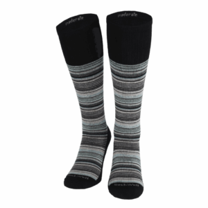 SockWell Sunset Stripe Stoettestroemper, Herre, Sort