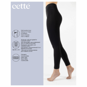 termo leggings med fleece - cette
