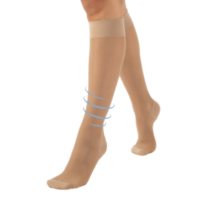 Cette Wellness - Knaelange Stoettestroemper, Nylon, 70 denier - natur (1)