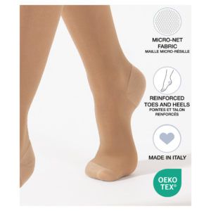 Cette Wellness - Knaelange Stottestromper, Nylon, 140 denier - natur